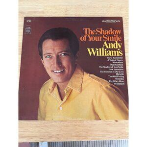 Andy Williams "The Shadow Of Your Smile" Vinyl Record  CS 9299  Vintage Album